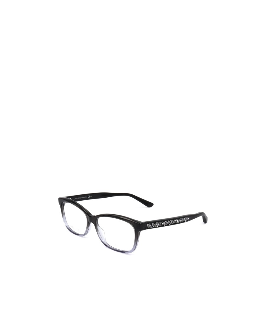 Jimmy Choo Eyewear Rectangular Frame Glasses In Black