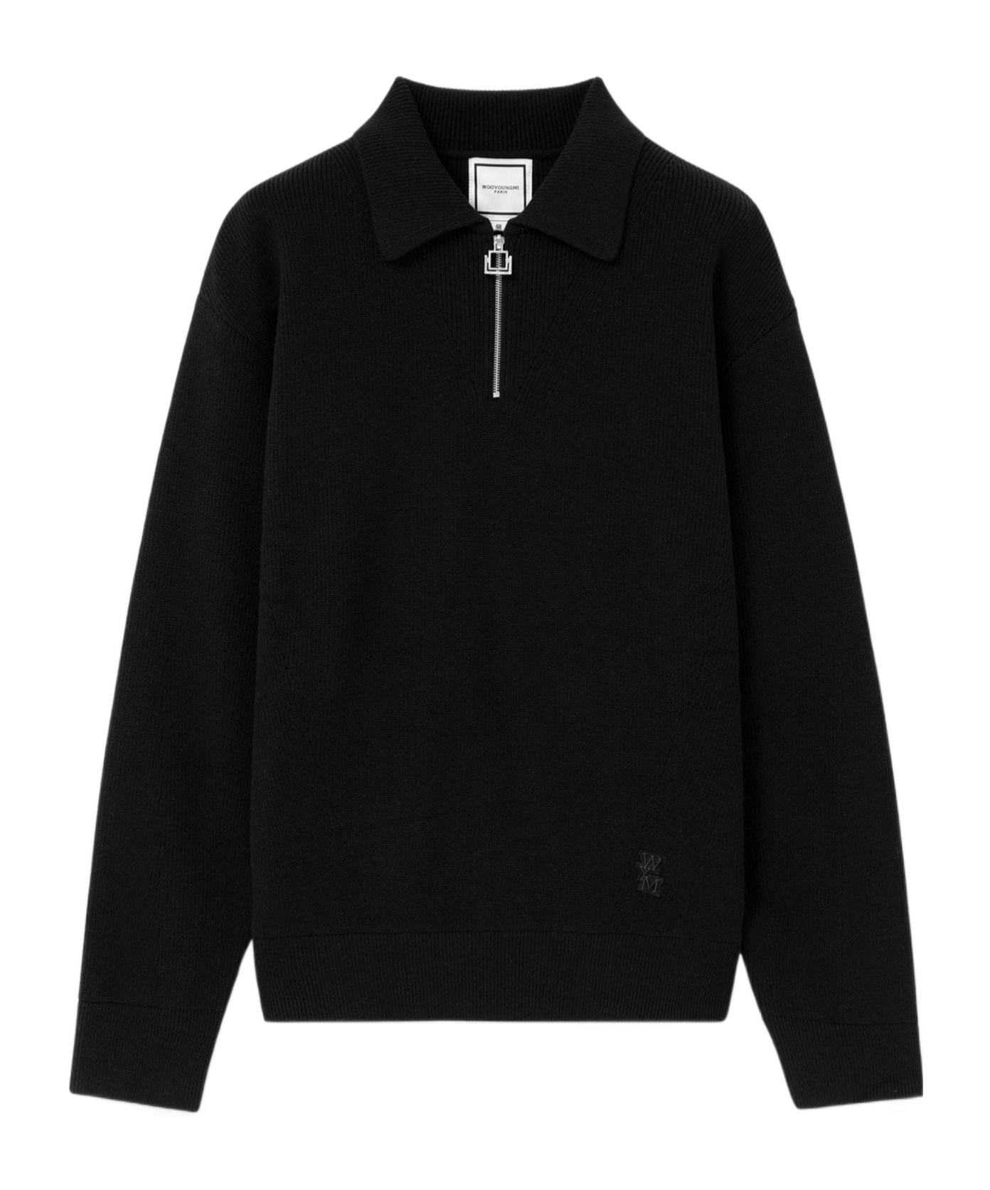 Wooyoungmi Long Sleeve Sweater In Black