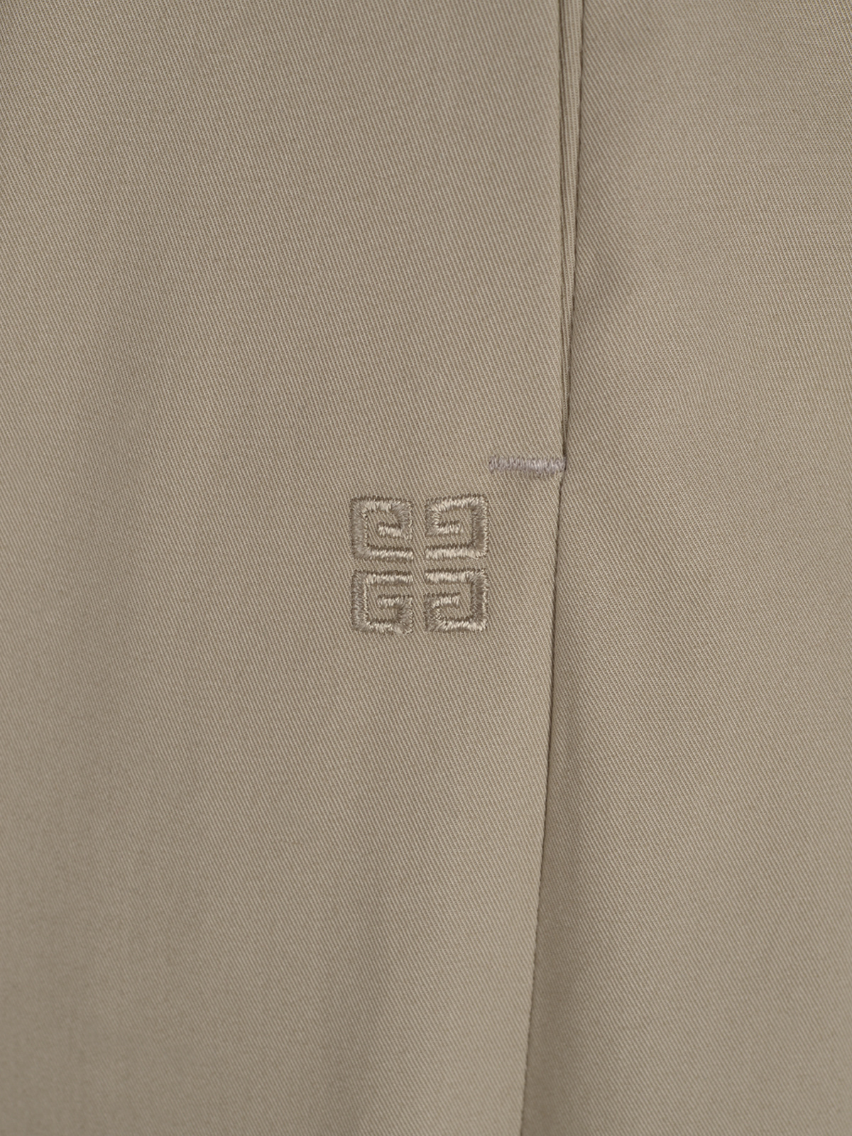 Givenchy Embroidery Pattern Casual Pants In Nude
