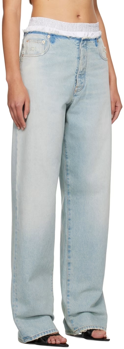 DARKPARK DENIM TROUSERS WITH BELT LOOPS