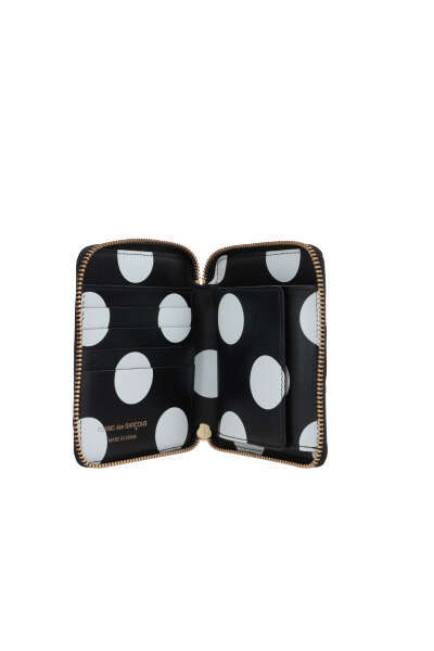 COMME DES GARÇONS COMME DES GARÇONS WALLET CHECK-PRINT INTERIOR ZIPPED WALLET
