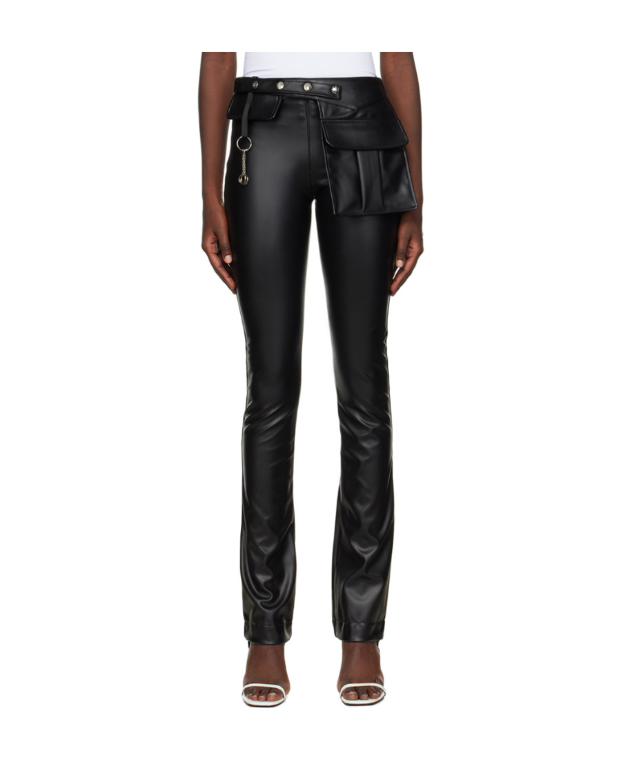 Coperni Waist Slim-fitting Casual Pants In Black