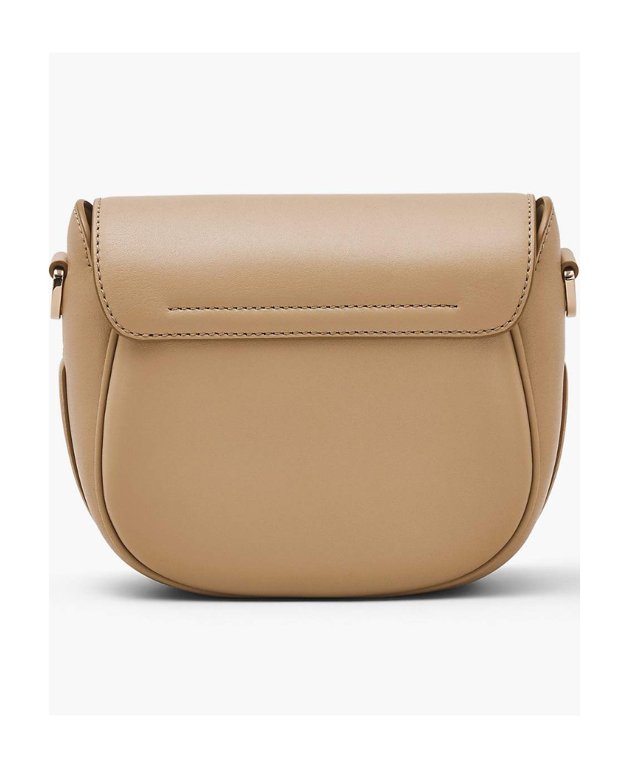 Shop Marc Jacobs The Covered J Marc Saddle Bag In Nude