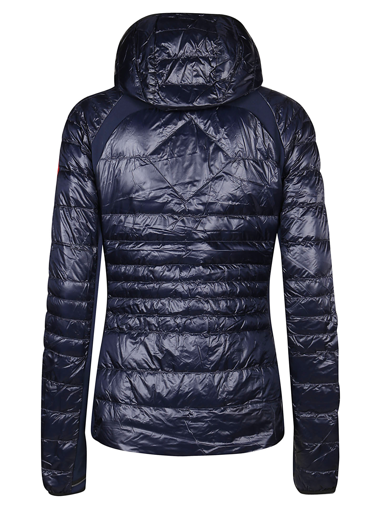 Canada Goose Padded Zip-up Down Jacket In Black