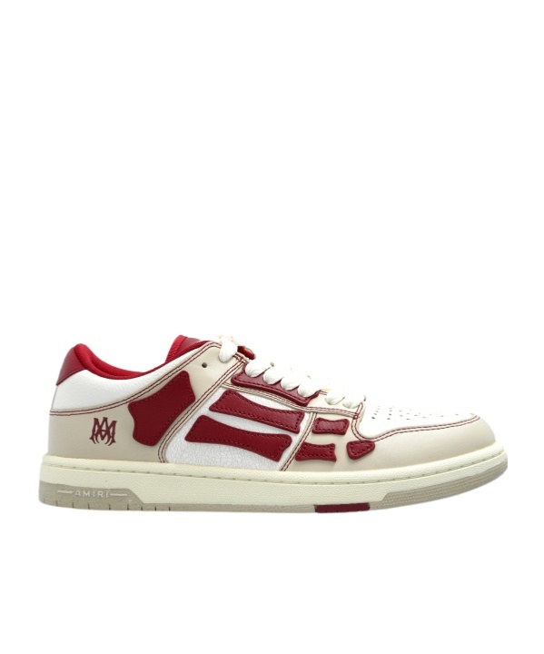 Amiri Varsity Skel Sneakers In White