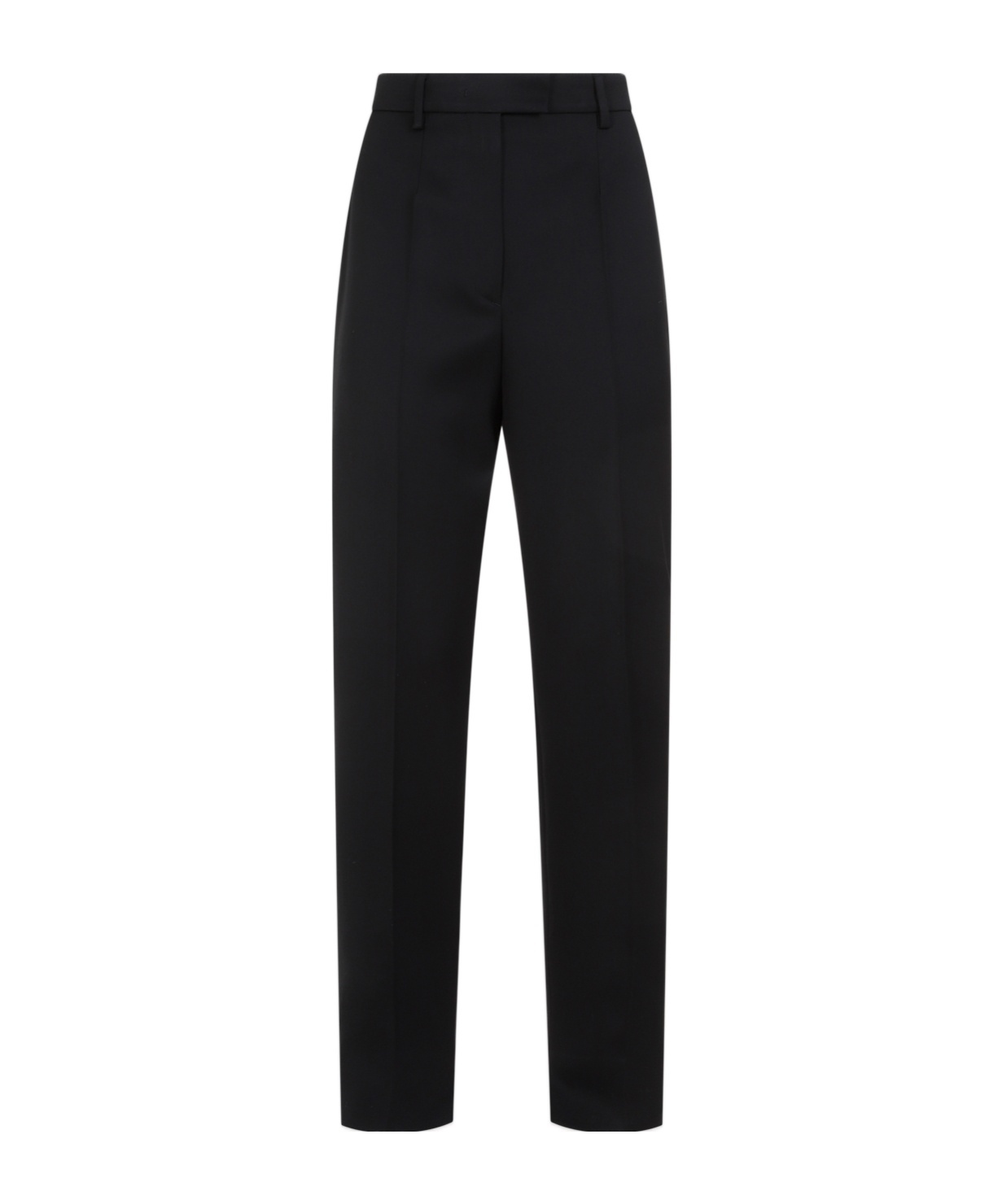 Prada Belt-loop Casual Pants In Black
