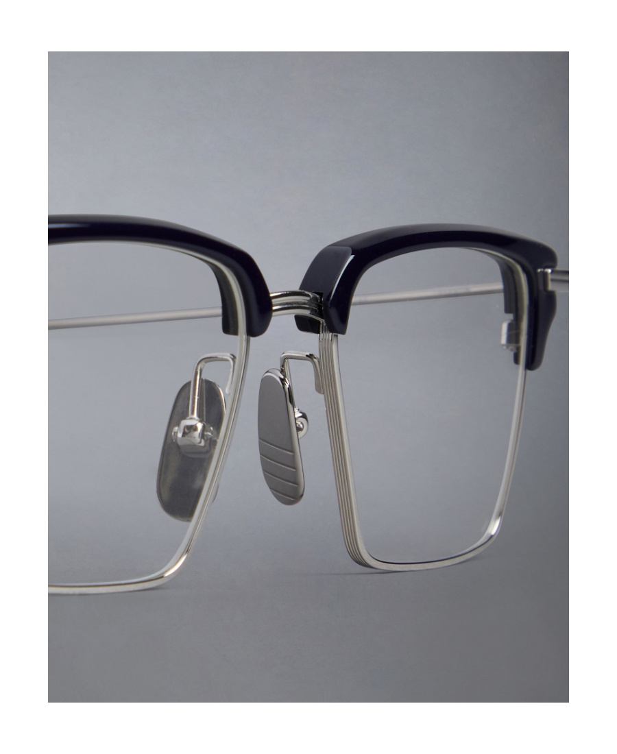 Thom Browne Tb422 Wayfarer-frame Glasses In Black