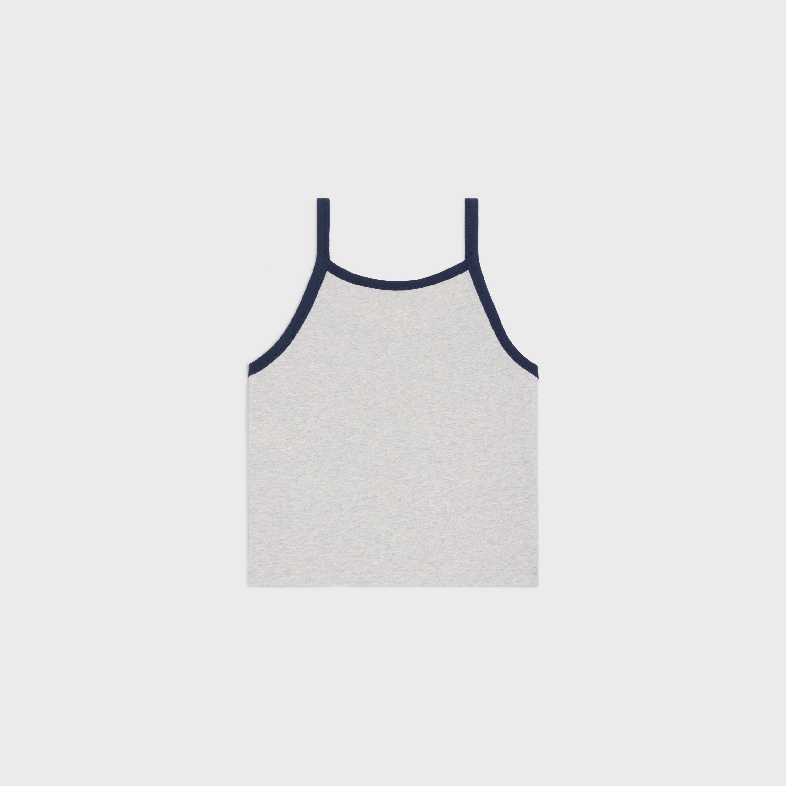 Celine Tank Top In Cotton Jersey In Gray