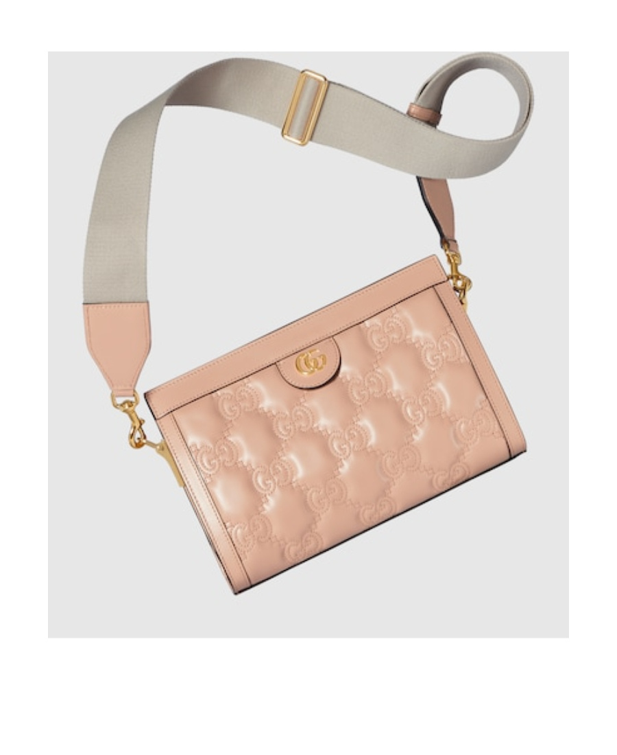 Gucci Women's Gg Matelassã© Small Crossbody Bag In Nude