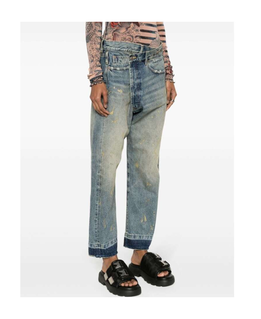 R13 Belt-loop Jeans In Multicolor