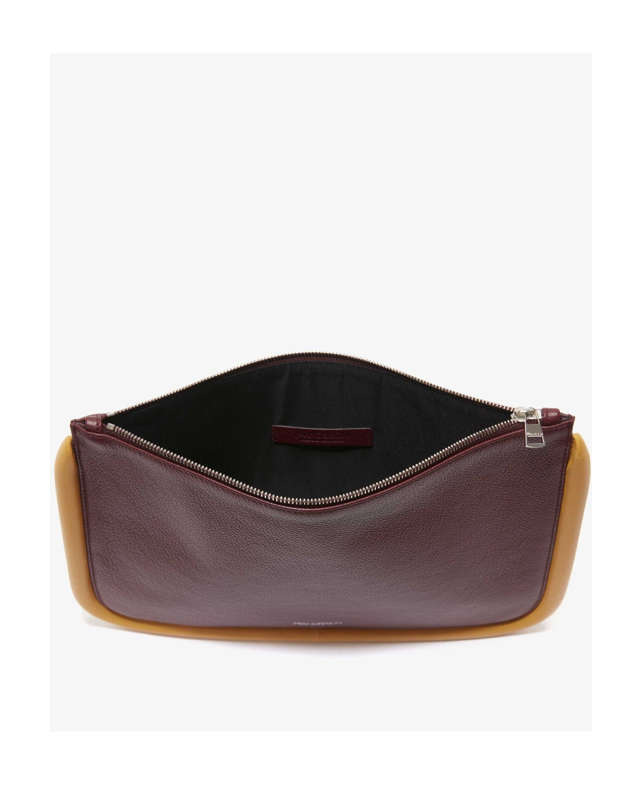 JW ANDERSON LARGE BUMPER LEATHER POUCH 