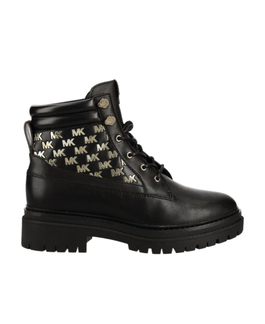 MICHAEL KORS MICHAEL KORS MONOGRAM LACE-UP BOOTS