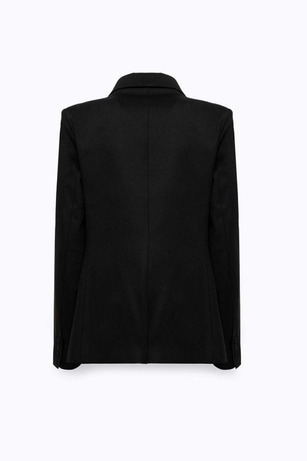 Blugirl Long-sleeved Suit Jacket In Black