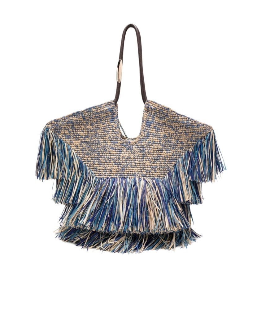 Zimmermann Fringed Handbag In Gray