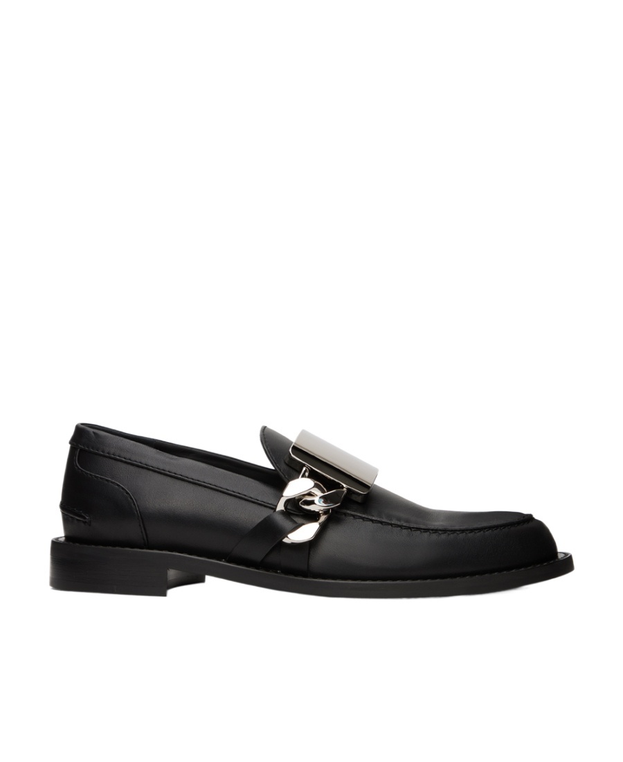 Jw Anderson Gourmet Logo Love Shoes In Black