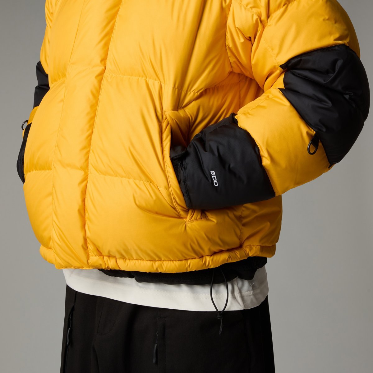The North Face Himalayan Baltoro Puffer Jacket In Yellow