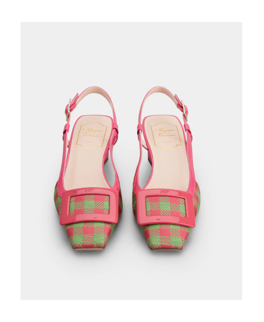 Roger Vivier Belle Vivier High Heels With Metal Buckle Back Loop In Red