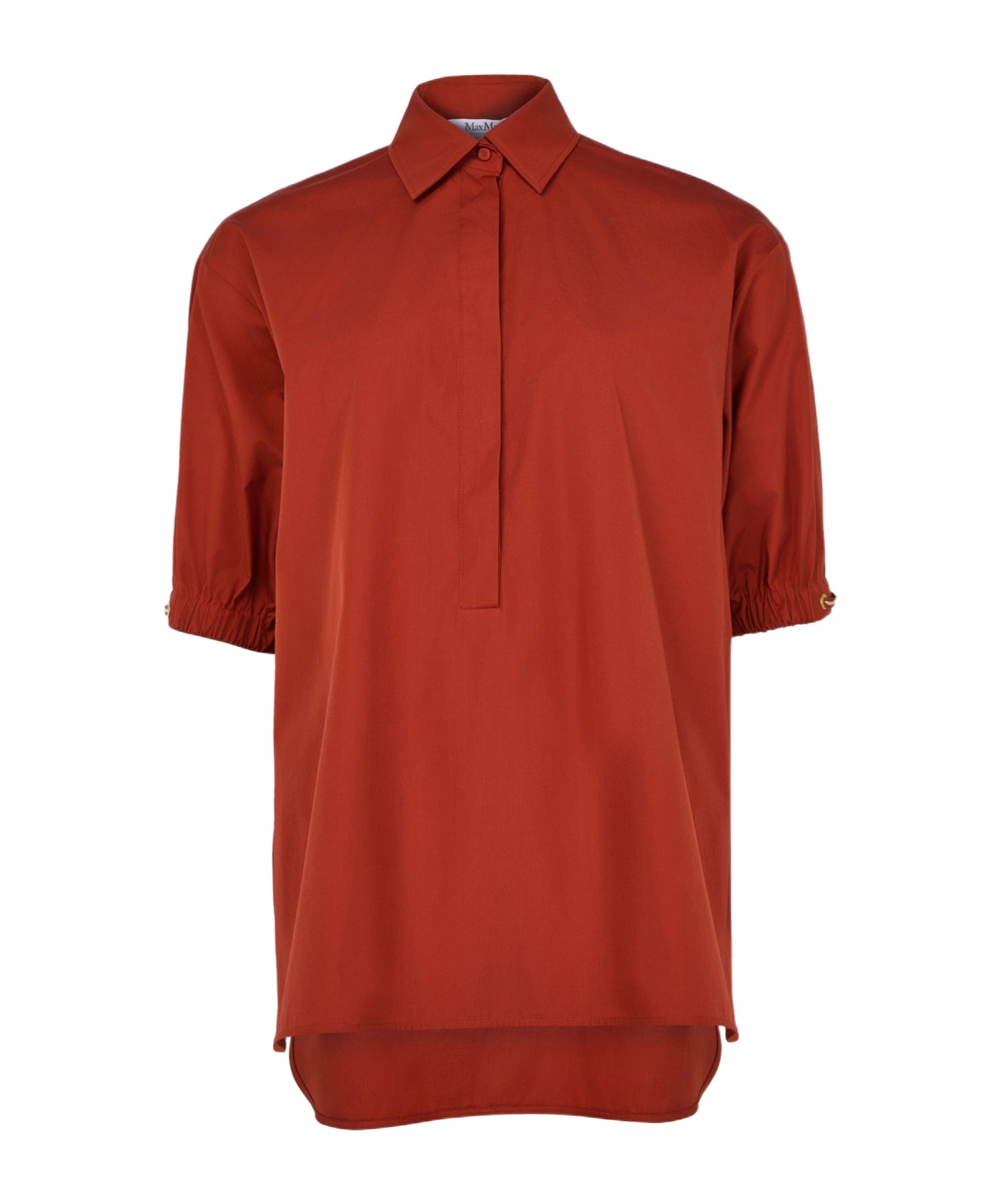 MAX MARA LAPEL SHORT SLEEVE POLO SHIRT