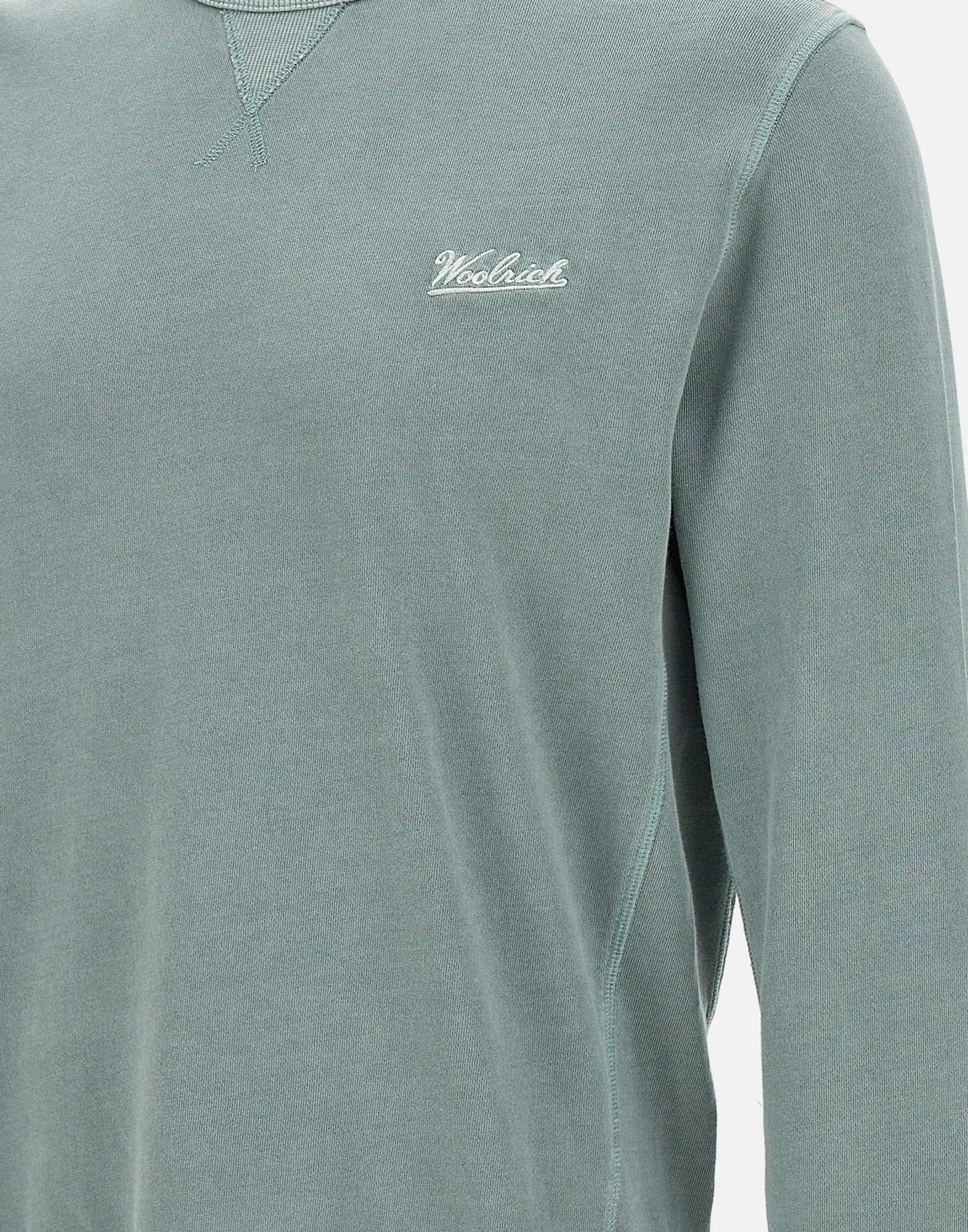 Woolrich Logo-embroidered Sweatshirt In Gray