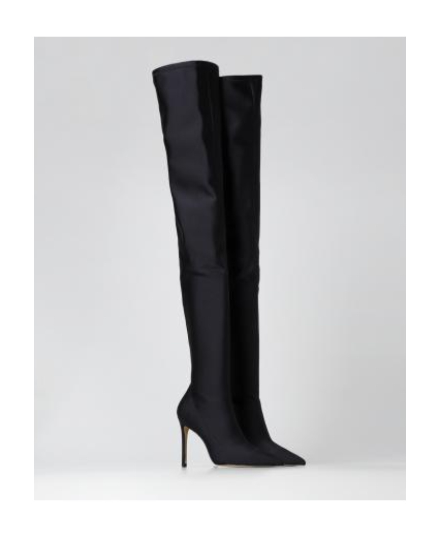 Stuart Weitzman Logo Boots In Black
