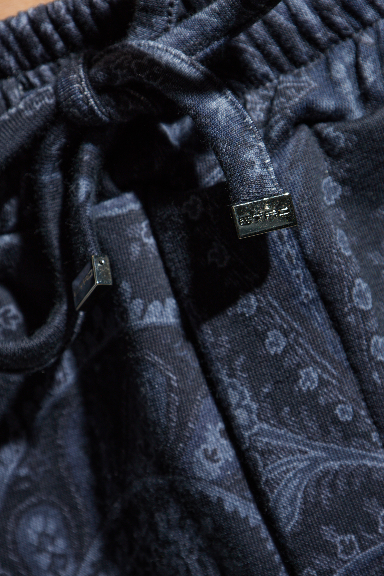 Etro Paisley-print Drawstring Sweatpants In Blue