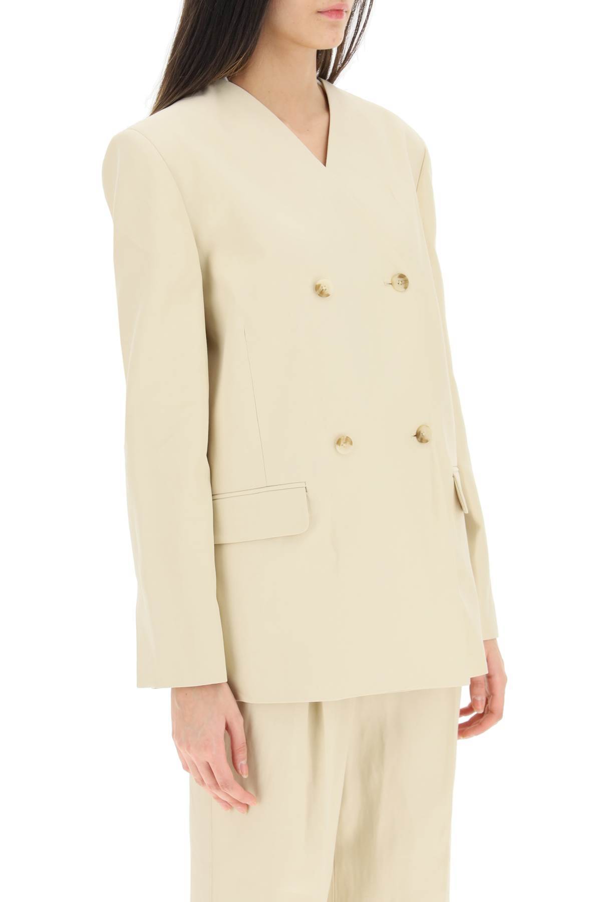 LOULOU STUDIO LOULOU STUDIO JALCA DOUBLE-BREASTED BLAZER