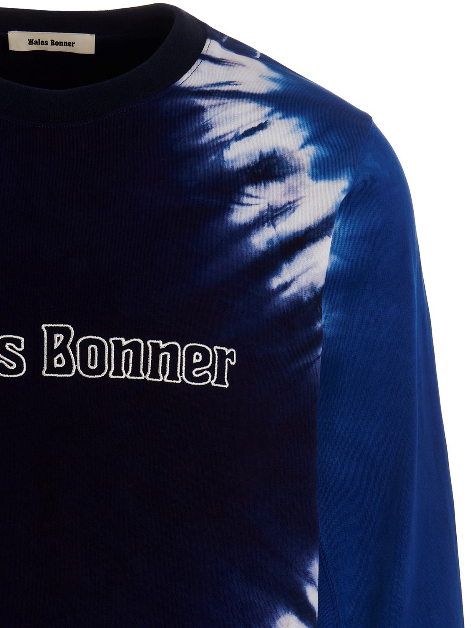 WALES BONNER LONG-SLEEVED ROUND-NECK SWEATER 