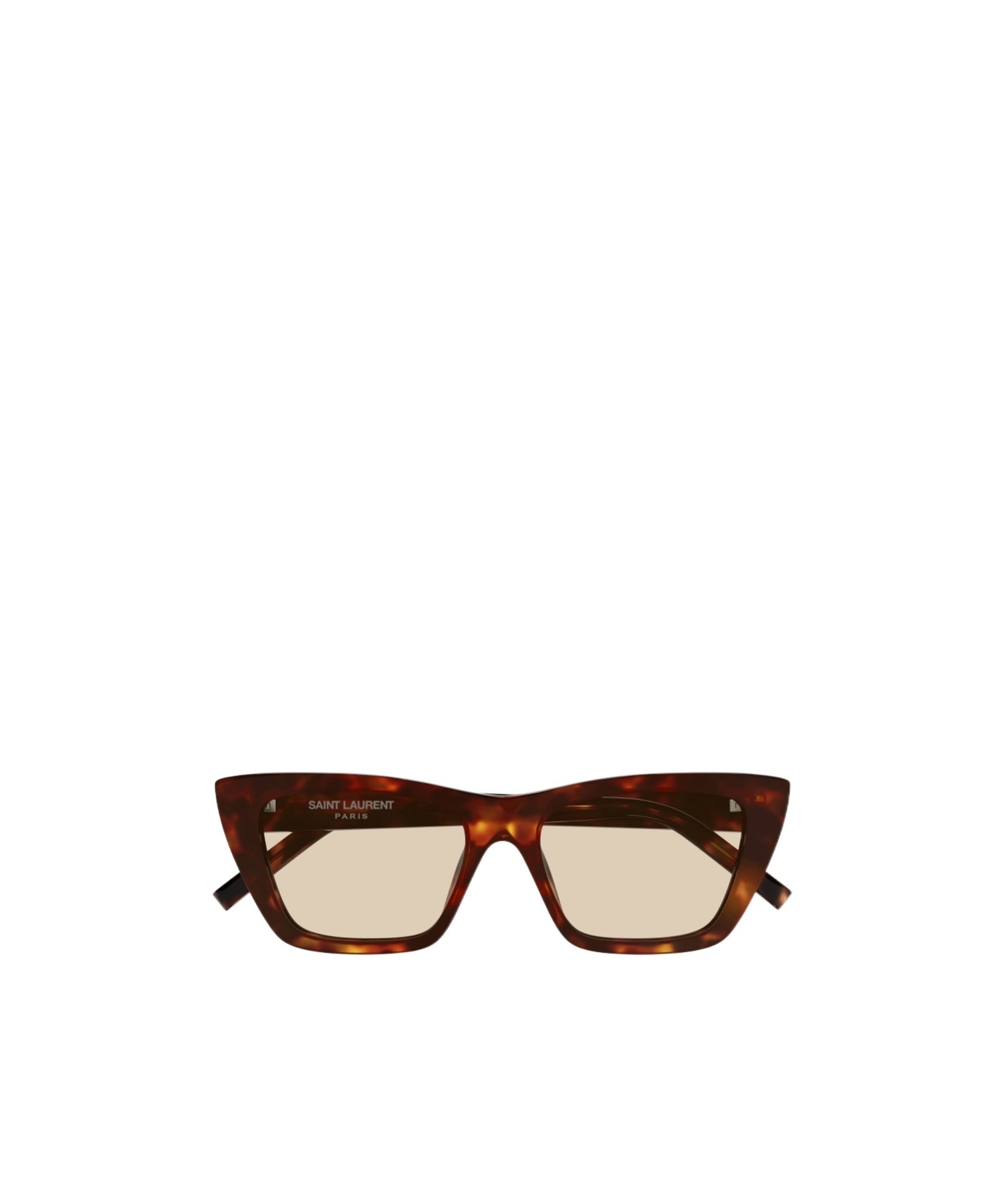 Saint Laurent Eyewear Cat-eye Frame Sunglasses In Brown
