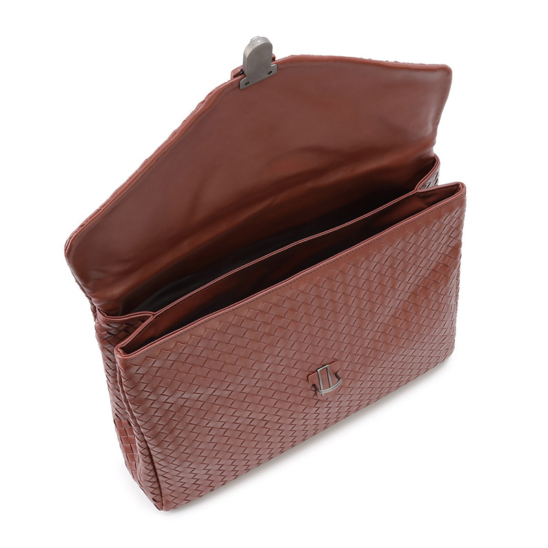 BOTTEGA VENETA LOGO HANDBAG