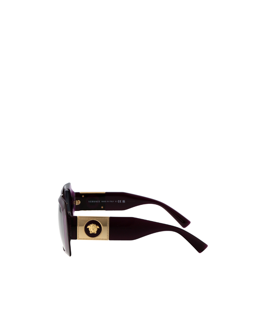Versace Square-frame Sunglasses In Black