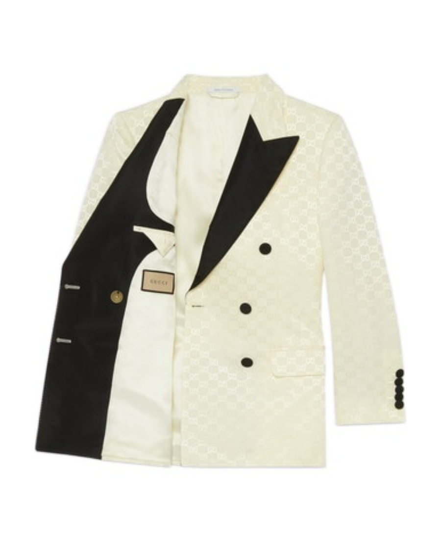 Gucci Women Cotton Jacket Gg In Neutral