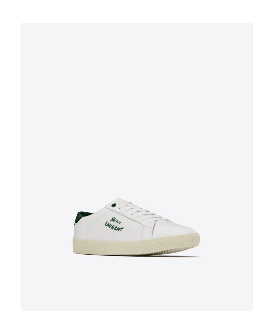 Shop Saint Laurent Signa Low-top Sneakers In White