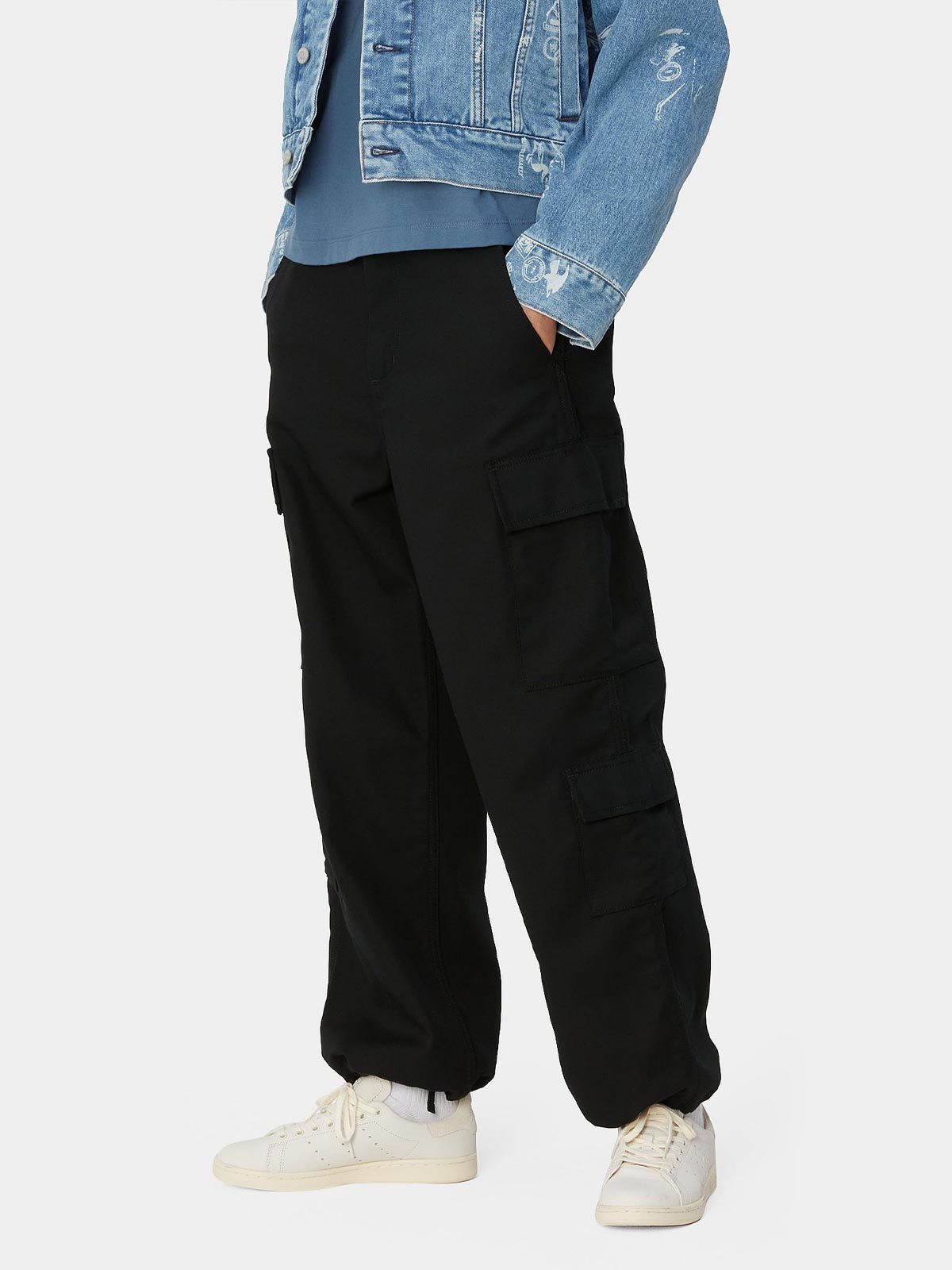 Carhartt Belt-loop Casual Pants In Black