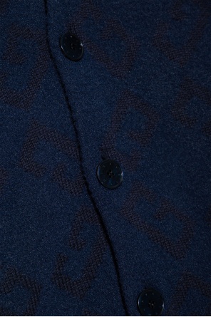 Givenchy Long-sleeved Knitted Cardigan In Black