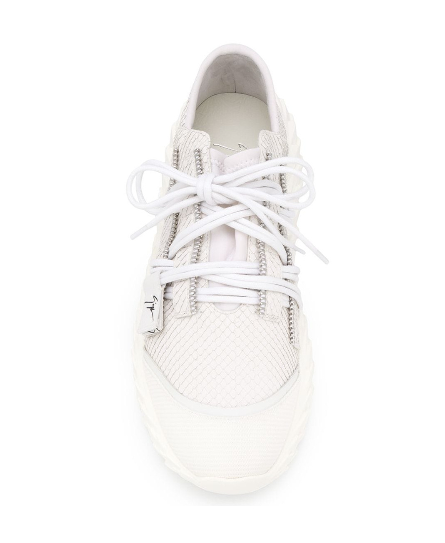GIUSEPPE ZANOTTI PYTHON PRINTED SNEAKERS