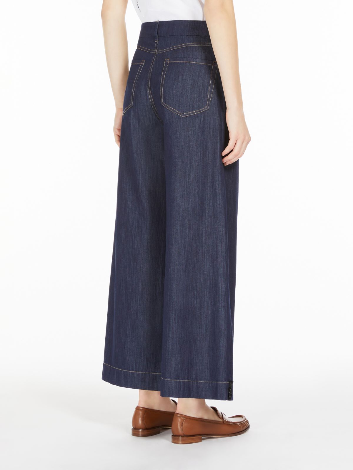 Max Mara Wide-leg Jeans In Black