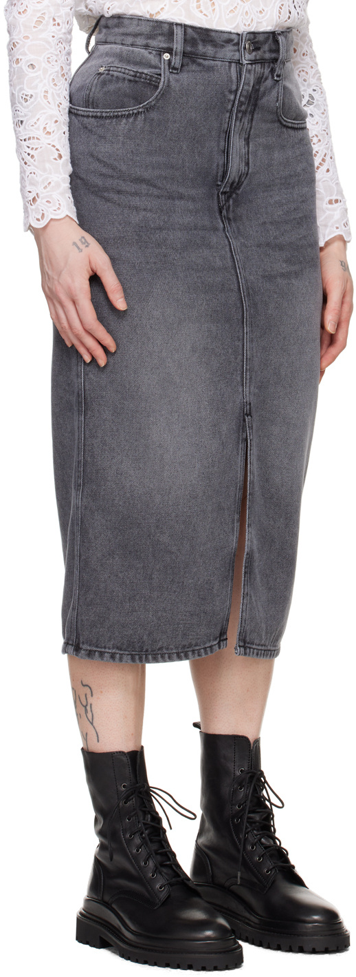 Shop Isabel Marant Tilauria Skirt In Black