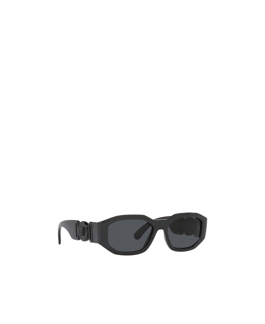 Versace Eyewear Rectangular Frame Sunglasses In Gray