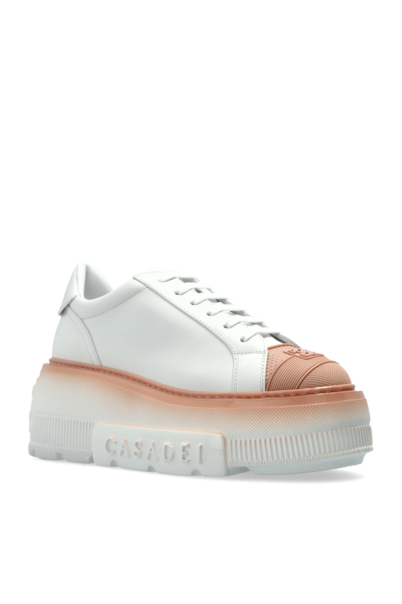 Casadei Nexus Toe Cap Sneakers In Gray