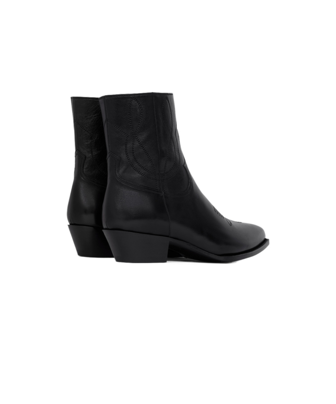 Celine Pointed Short Boots In Black