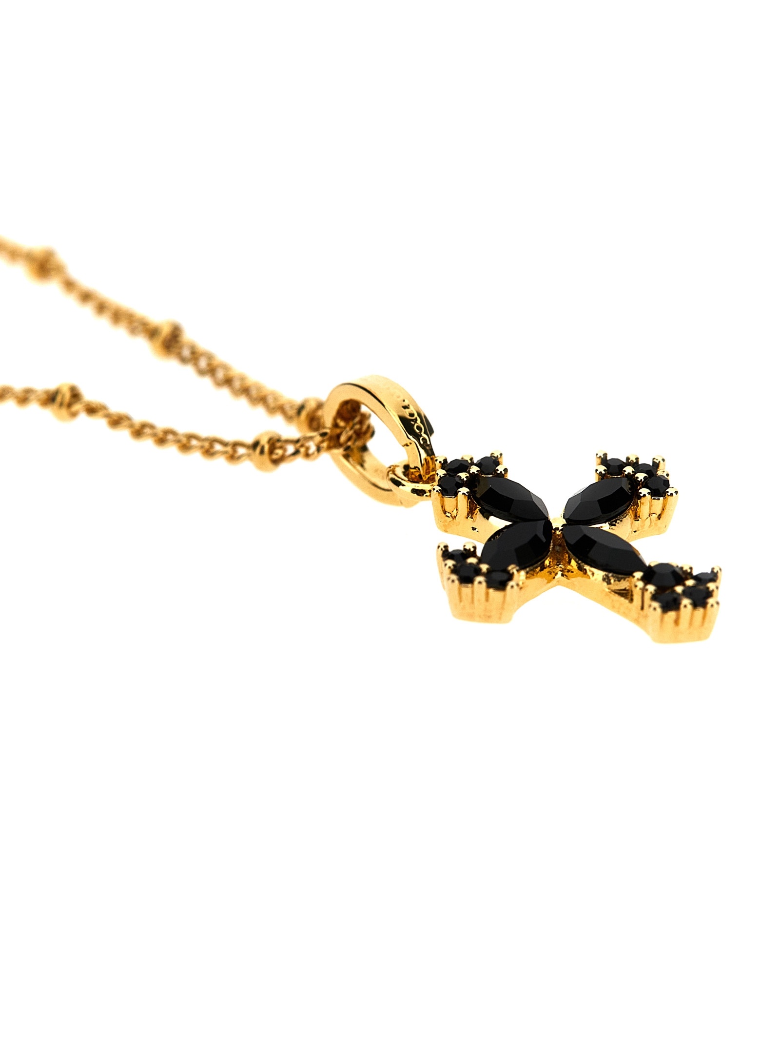 Dolce & Gabbana Multi-chain Necklace In Yellow