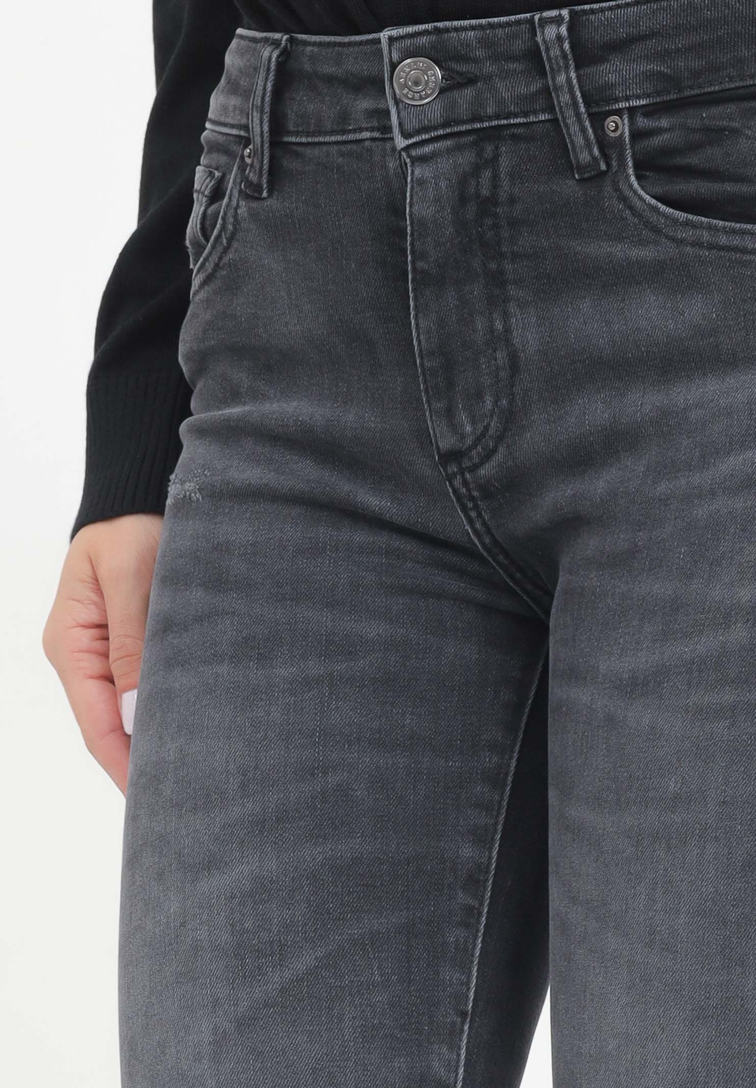 Armani Exchange Belt-loop Jeans In Black
