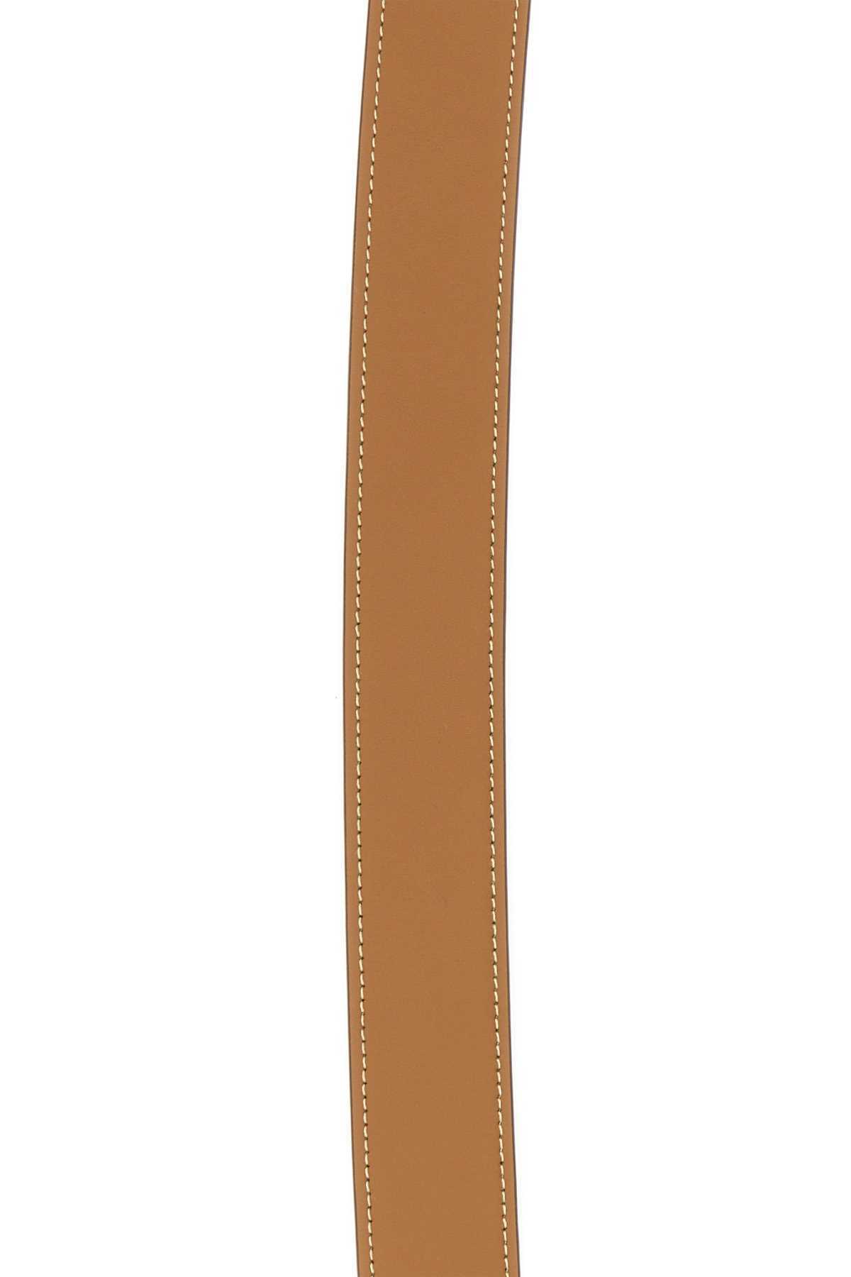 Miu Miu Buckle-fastening Leather Belt In Brown