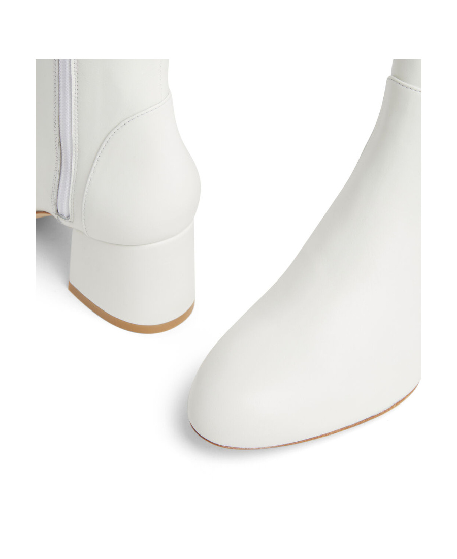 Stuart Weitzman Ariana 60 Sock Bootie The Sw Outlet In White