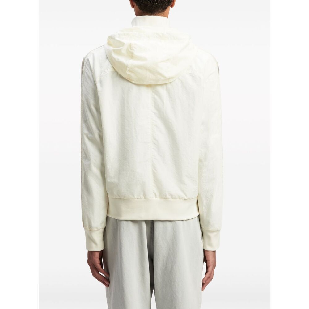 Palm Angels Monogram Nylon Track Jacket In White