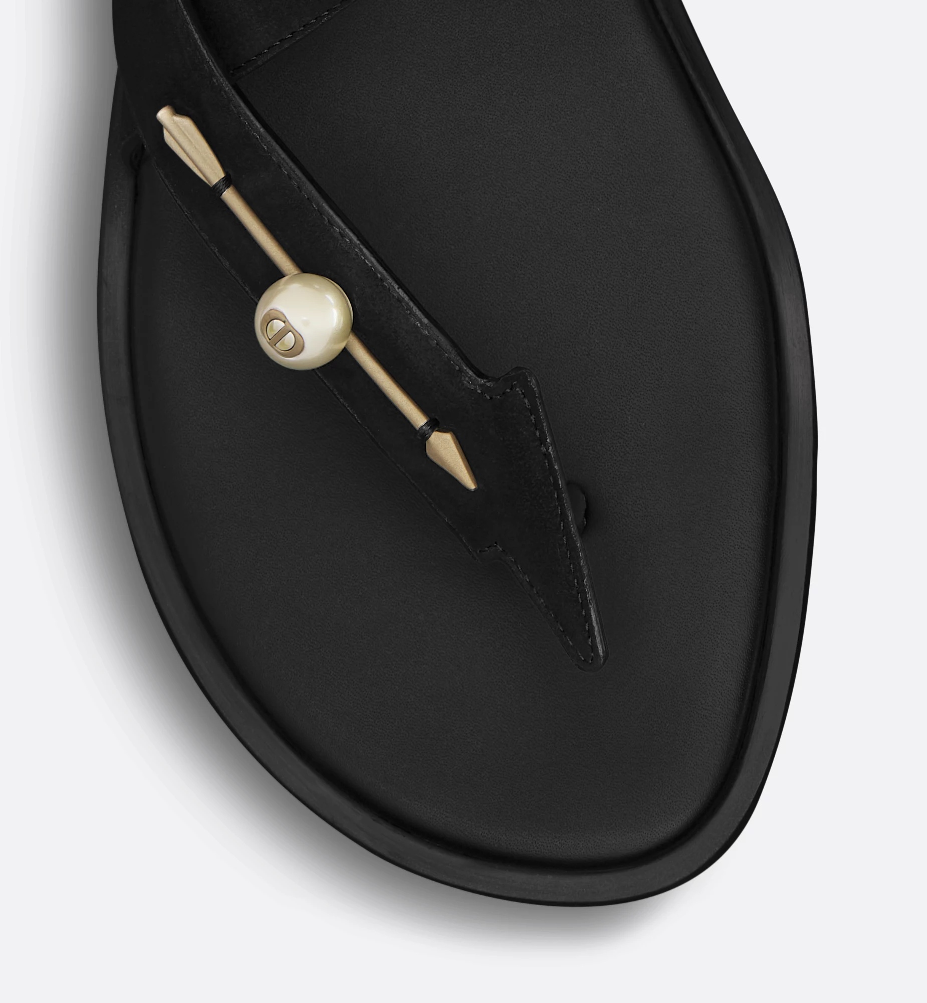 Dior D-vinity Flip Flop Sandals In Black