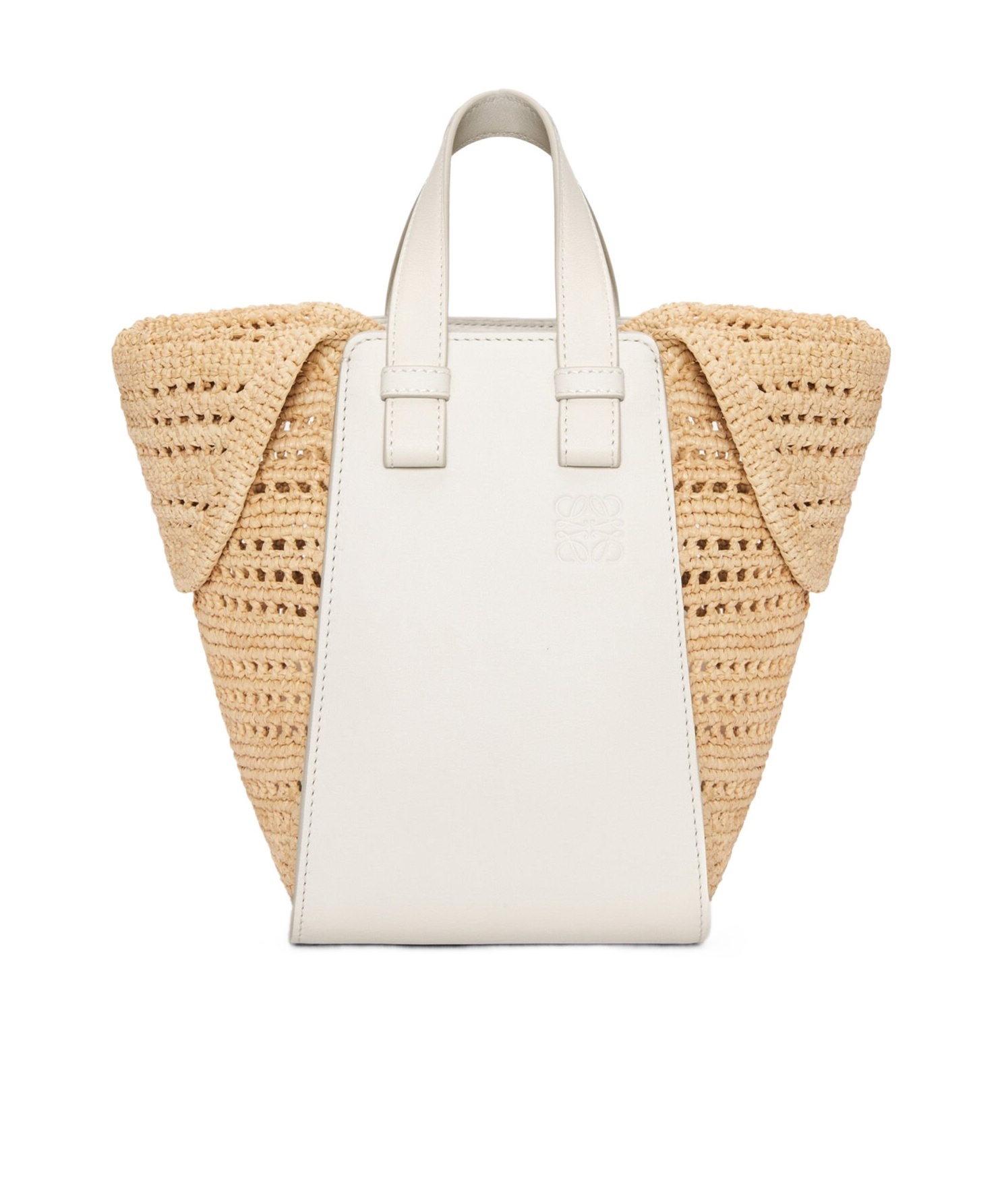 Loewe Compact Hammock Wings Mini Tote In White