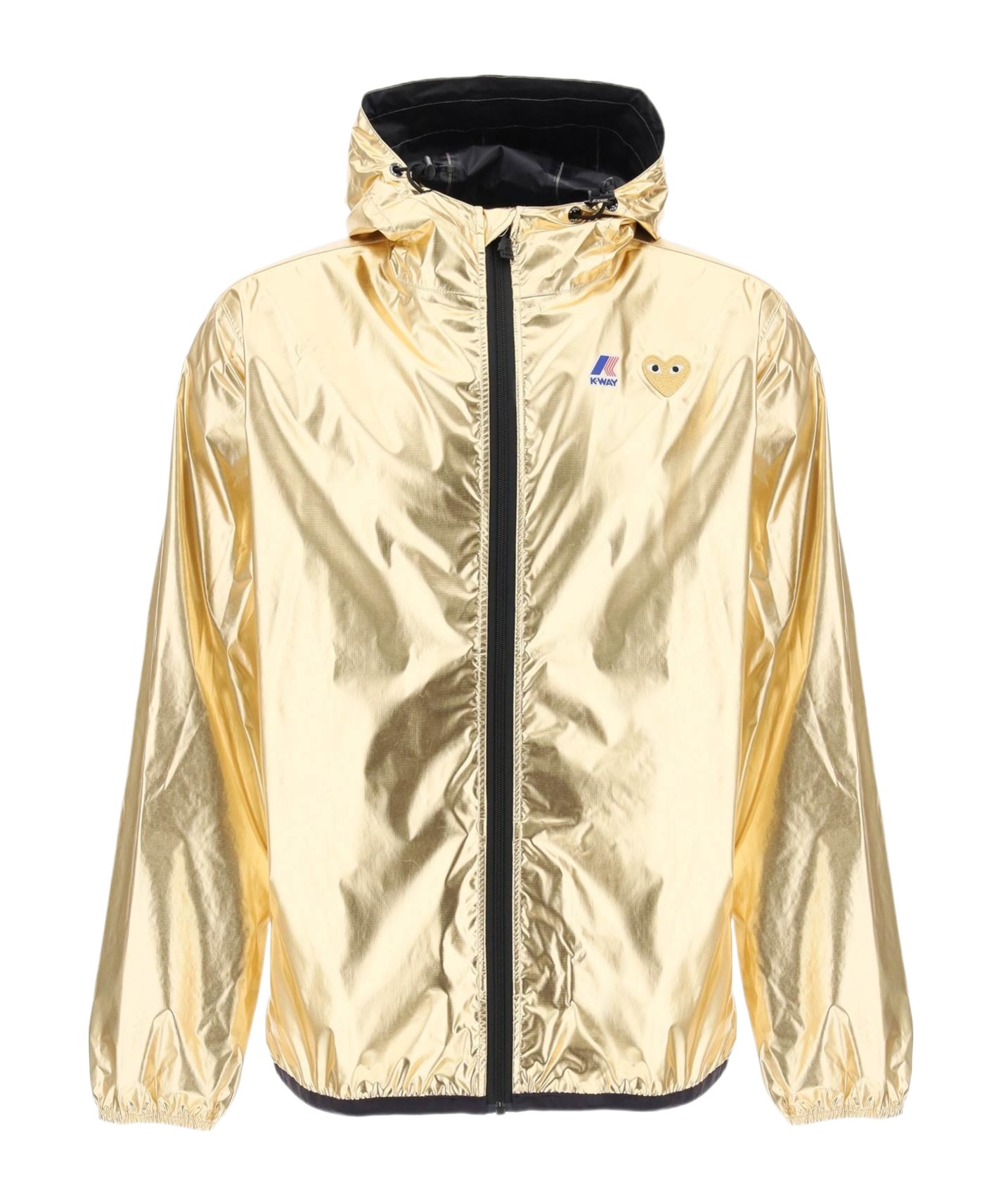 Comme Des Garçons Play K-way Jacket In Nude