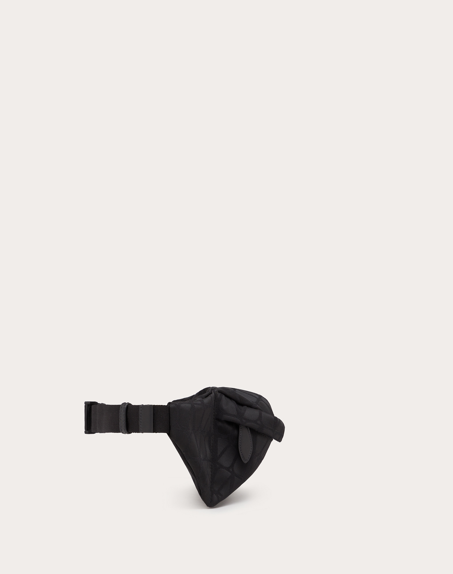 Valentino Monogram-pattern Belt Bag In Black