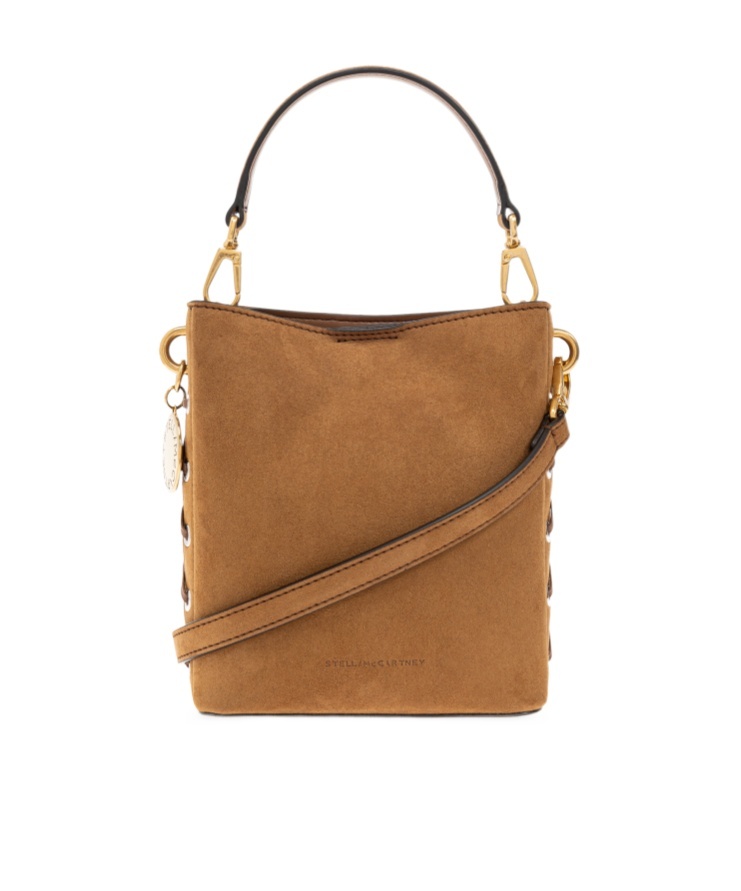 Stella Mccartney Top Handle Shoulder Bag In Brown